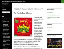 Tablet Screenshot of bestboardgamesforfamilies.com